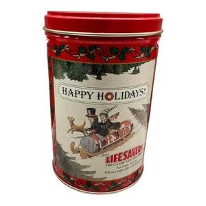 1989 Limited Edition Life Savers Holiday Keepsake Tin Collector Item